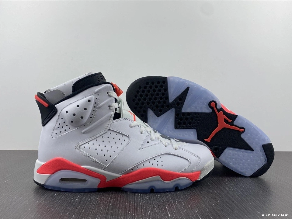 2014 Air 6 Jordan Retro 'White Infrared'  384664-123  0223